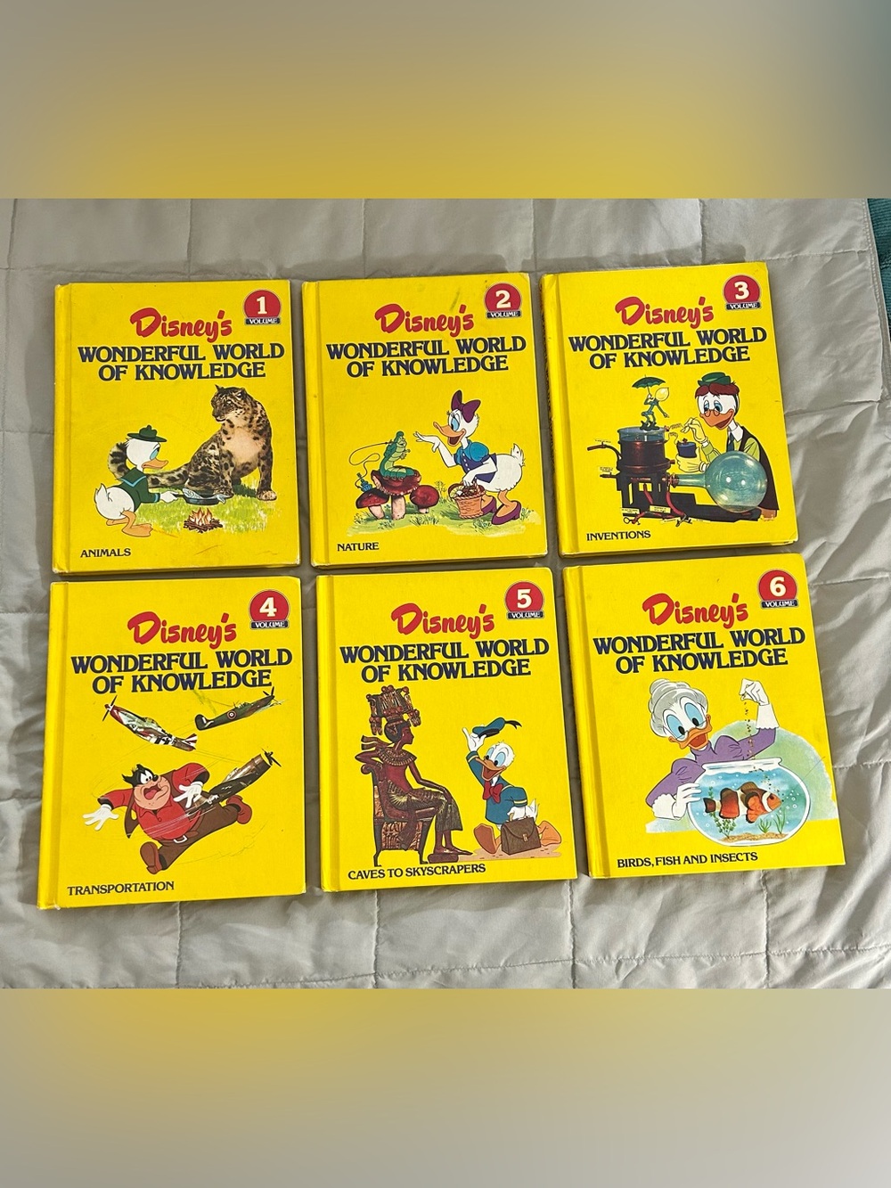 Vintage Disney’s "Wonderful World of Knowledge" Book Set 1-13 + 16-18